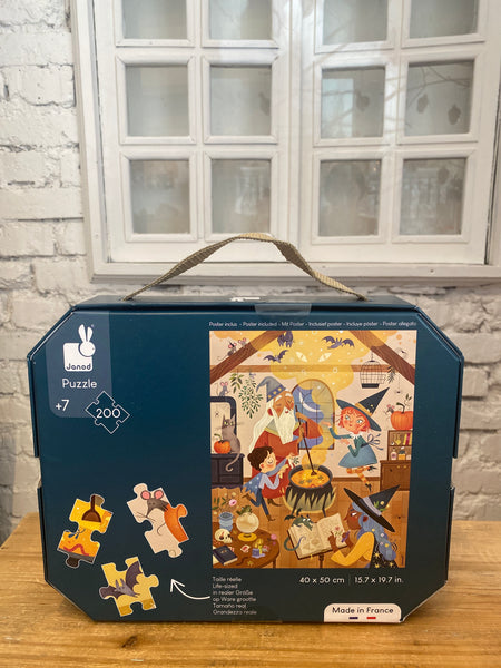 PUZZLE V KUFRÍKU MAGICKÁ ŠKOLA 200KS