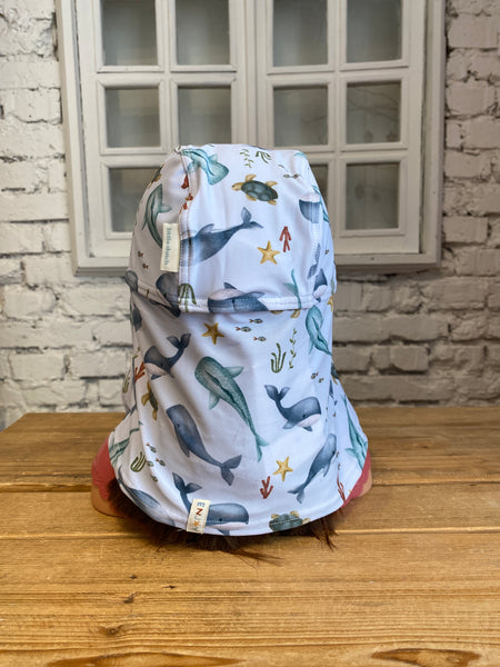 ČIAPKA DO VODY  S UPF 50+ OCEAN MULTICOLOR VEĽ. 3