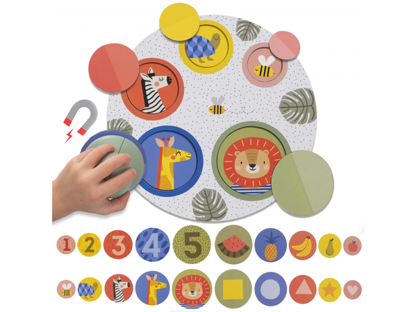 MAGNETICKÉ PUZZLE 4V1