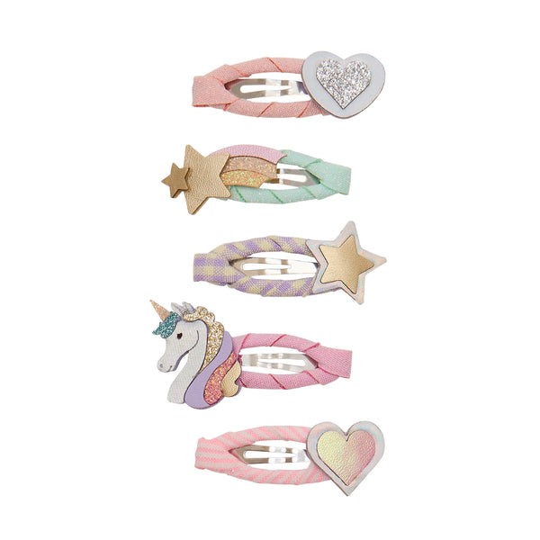 DREAMY JEDNOROŽCOVÉ MINI SPONKY DO VLASOV 🦄 5KS