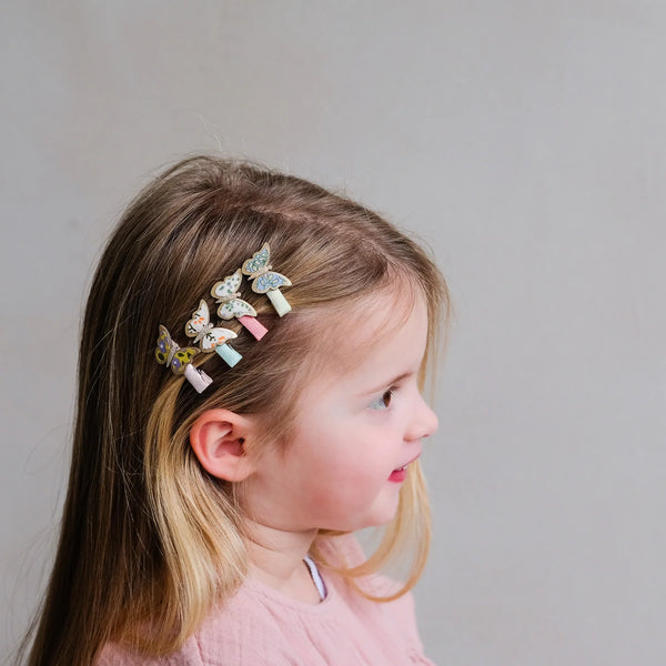 FLORAL BUTTERFLY KLIPY SPONKY DO VLASOV 🦋 8KS