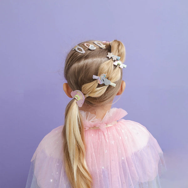 DREAMY JEDNOROŽCOVÉ MINI SPONKY DO VLASOV 🦄 5KS