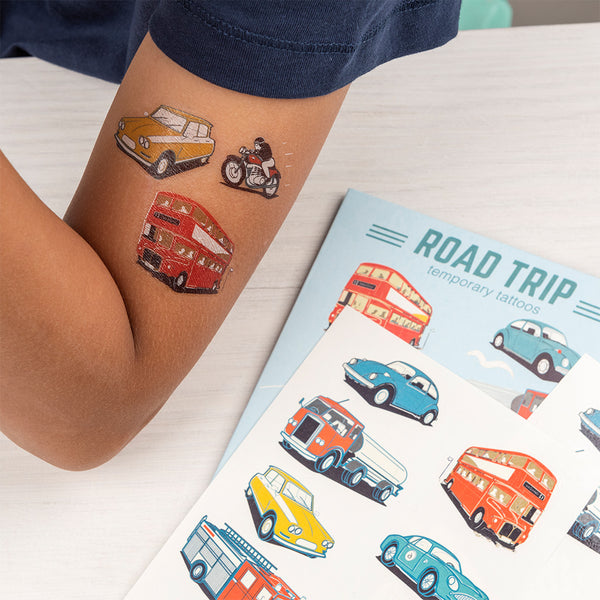 DOČASNÉ TETOVAČKY PRE DETI ROAD TRIP – 2 HÁRKY