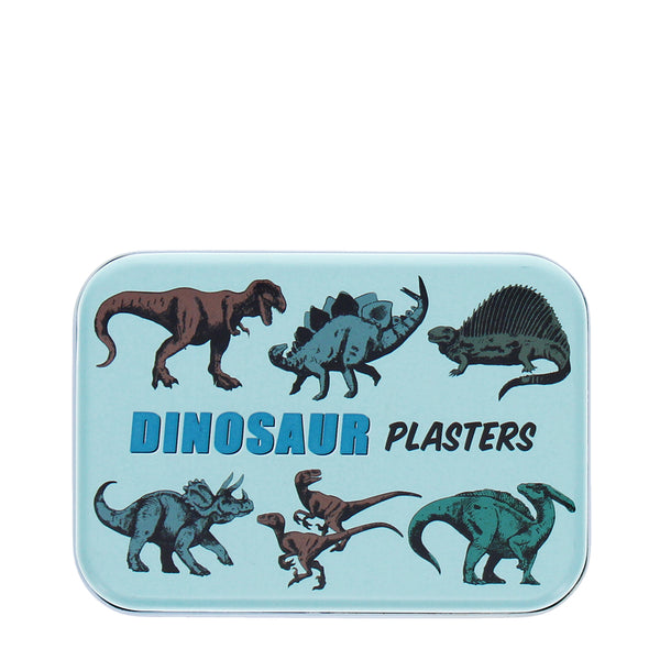 DETSKÉ NÁPLASTE S DINOSAURAMI V KOVOVEJ DÓZE 🦖 – 30 KS