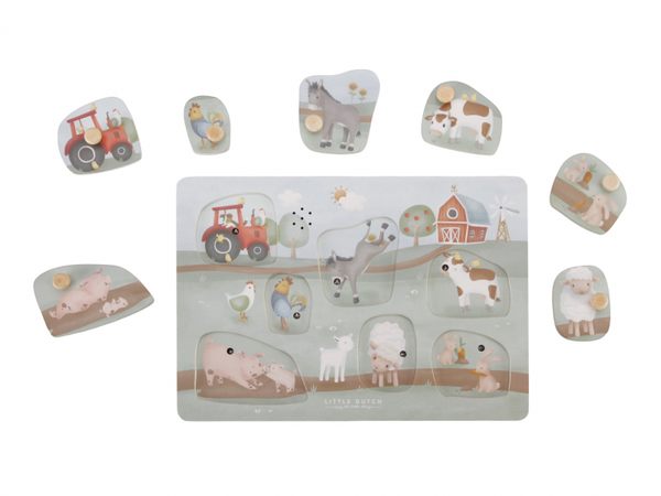 VKLADACIE PUZZLE SO ZVUKOM FARMA