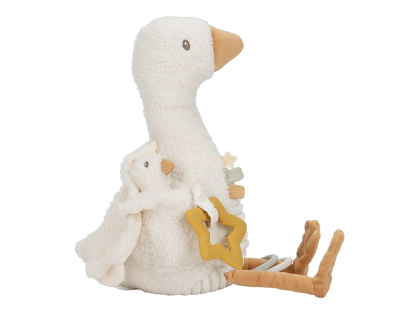 HUS PLYŠOVÁ S AKTIVITAMI NEWBORN NATURALS