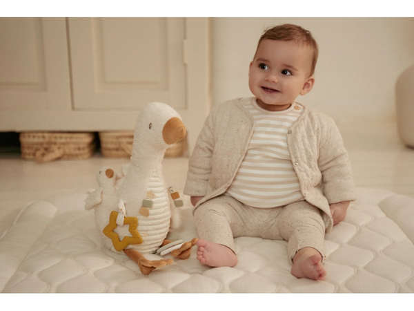 HUS PLYŠOVÁ S AKTIVITAMI NEWBORN NATURALS