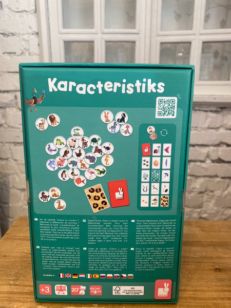 KARTOVÁ HRA NA SPOZNÁVANEI ZVIERAT 3R