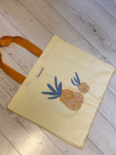 VEĽKÁ PLÁTENÁ TAŠKA S ANANÁSOM – MAXI TOTE BAG