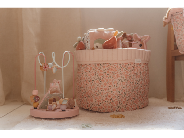 KOCKA TEXTILNÁ S AKTIVITAMI FAIRY GARDEN