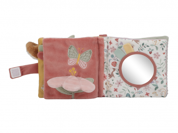 ZÁVESNÁ TEXTILNÁ KNIŽKA S AKTIVITAMI FAIRY GARDEN