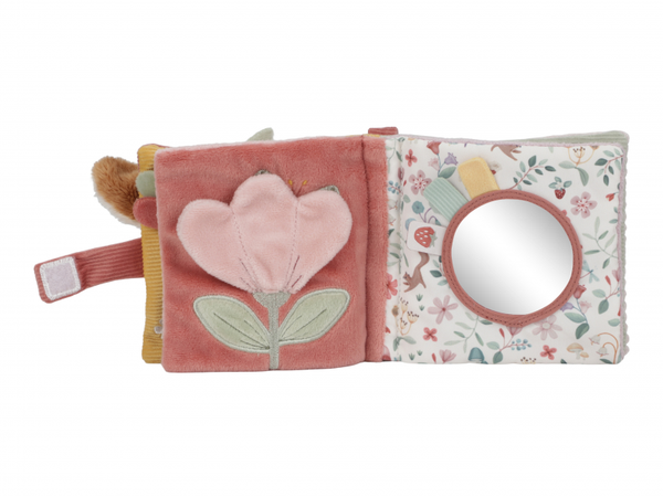ZÁVESNÁ TEXTILNÁ KNIŽKA S AKTIVITAMI FAIRY GARDEN