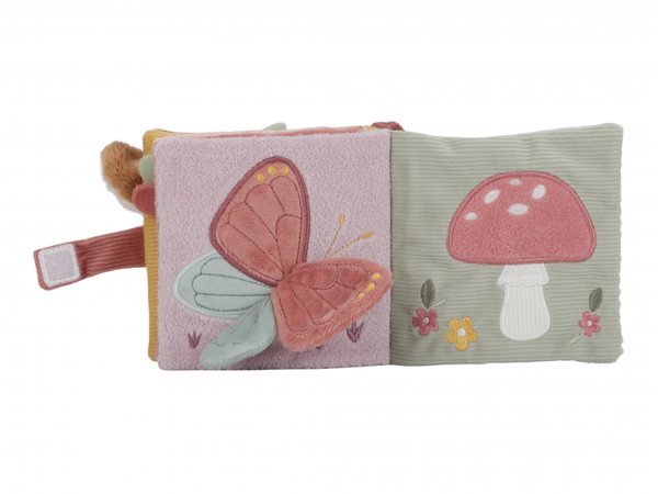 ZÁVESNÁ TEXTILNÁ KNIŽKA S AKTIVITAMI FAIRY GARDEN