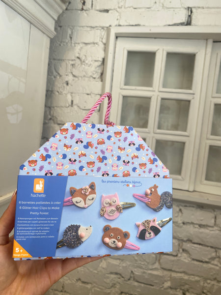 DIY SADA NA VÝROBU SPONIEK 6KS ZVIERAT Z LESA