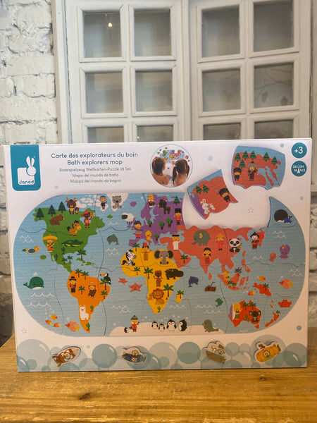 PUZZLE DO VODY SVET 28KS