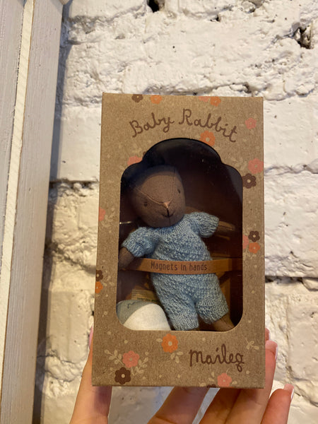 BABY ZAJAČIK S LOPTOU blue