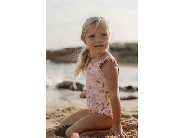 PLAVKY BEZ RUKÁVOV OCEAN DREAMS PINK VEĽ. 74/80
