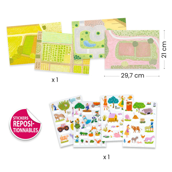 FARMA: ZDVÍHACIE ODNÍMATEĽNÉ SAMOLEPKY 3-6R