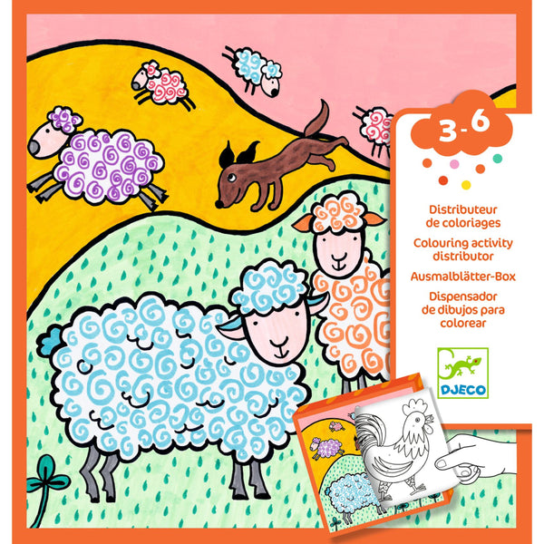 FARMA 20KS OMALOVÁNIEK V DÁVKOVACEJ KRABICI 3-6R