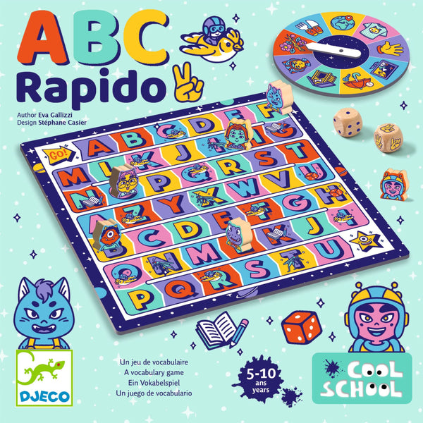 ABC RAPIDO EDUKAČNÁ HRA SO SLOVNOU ZÁSOBOU 5-10R