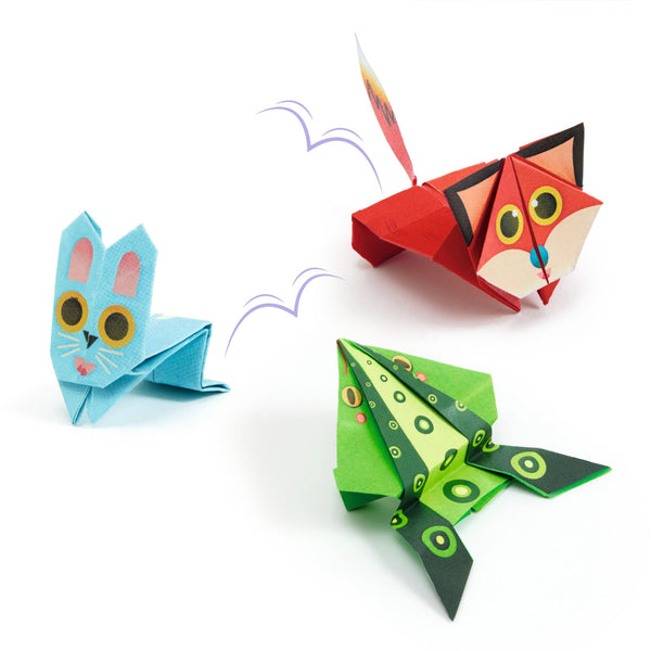 ORIGAMI SKÁKAJÚCE ZVIERATÁ