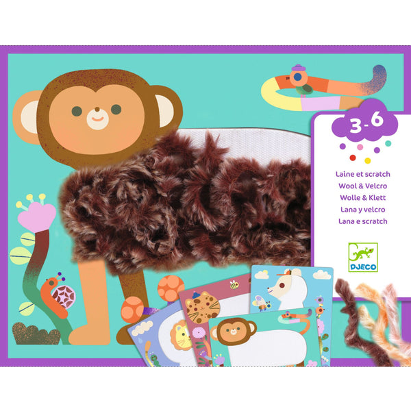 TVORENIE S VLNOU A SUCHÝM ZIPSOM FLUFFY FRIENDS 3R