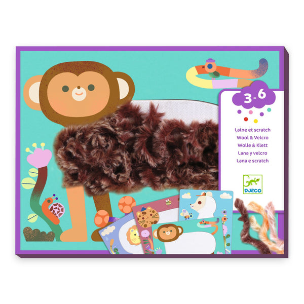 TVORENIE S VLNOU A SUCHÝM ZIPSOM FLUFFY FRIENDS 3R