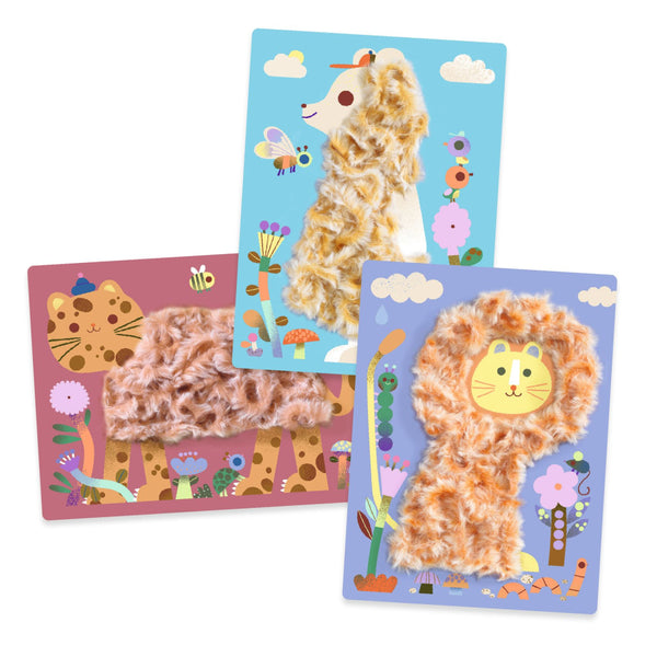 TVORENIE S VLNOU A SUCHÝM ZIPSOM FLUFFY FRIENDS 3R