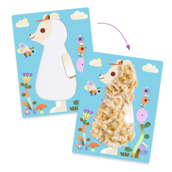TVORENIE S VLNOU A SUCHÝM ZIPSOM FLUFFY FRIENDS 3R