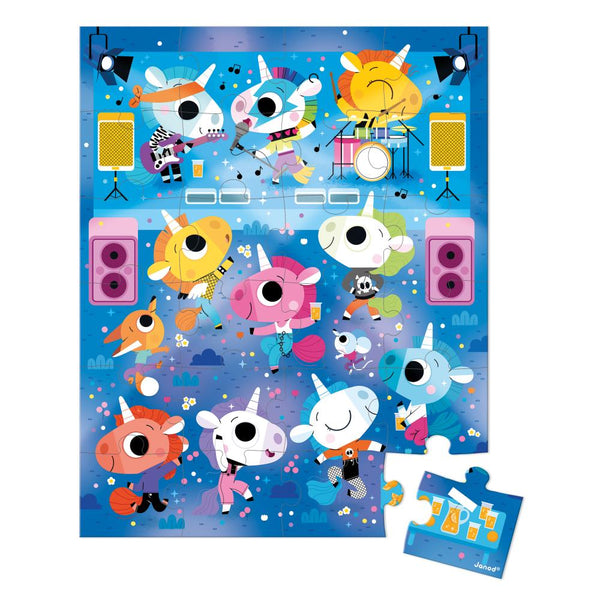 JEDNOROŽEC NA KONCERTE PUZZLE V KUFRÍKU 24KS 3R
