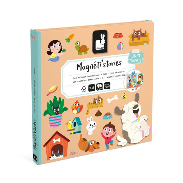 MAGNETICKÁ KNIHA MAGNETISTORIES DOMÁCI MILÁČIKOV