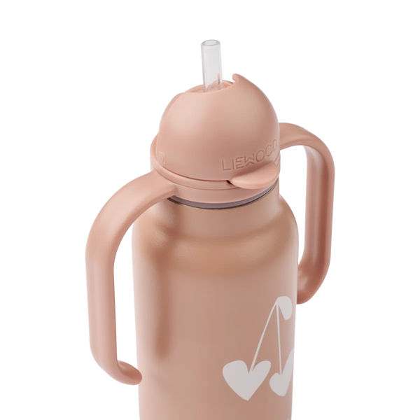 TERMOFLAŠKA S UŠKAMI 250ML srdiečka