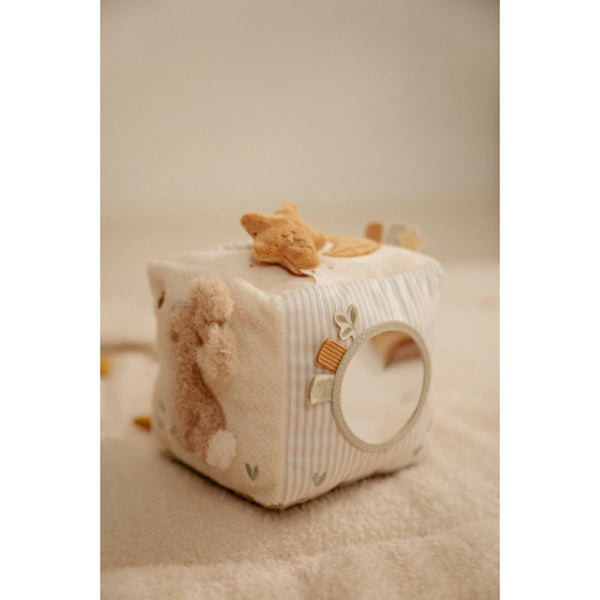 AKTIVITY KOCKA PLYŠOVÁ NEWBORN NATURALS
