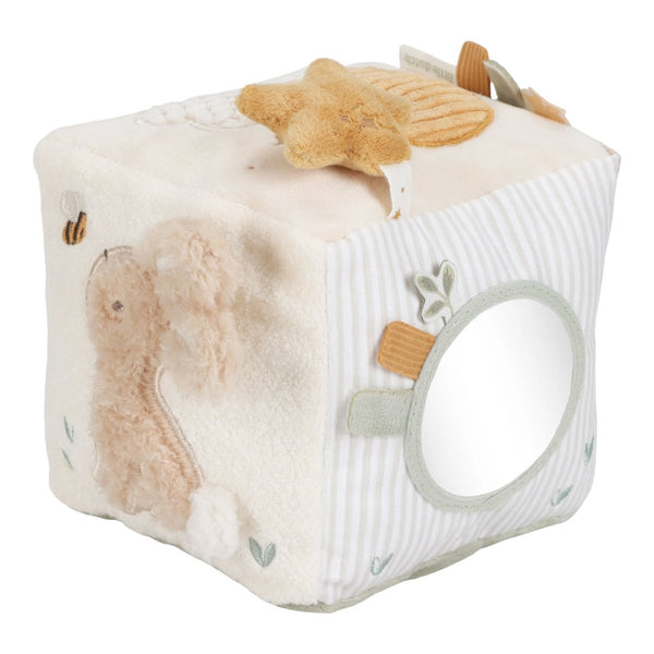 AKTIVITY KOCKA PLYŠOVÁ NEWBORN NATURALS