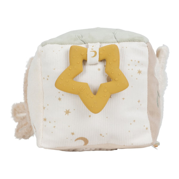 AKTIVITY KOCKA PLYŠOVÁ NEWBORN NATURALS