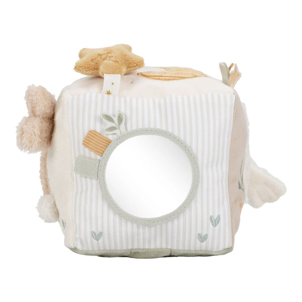 AKTIVITY KOCKA PLYŠOVÁ NEWBORN NATURALS