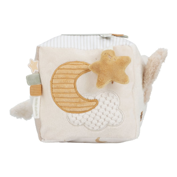 AKTIVITY KOCKA PLYŠOVÁ NEWBORN NATURALS