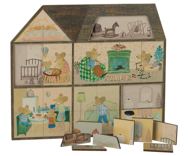 Farma domček Puzzle