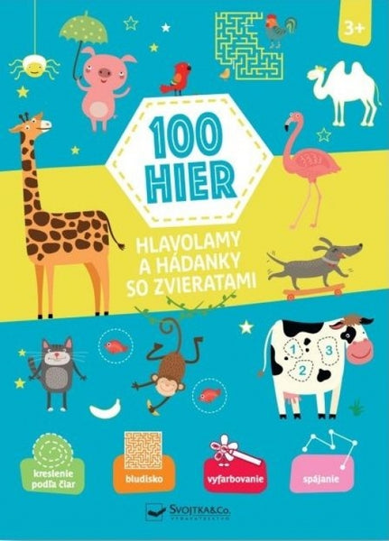 100 HIER HLAVOLAMY A HÁDANKY SO ZVIERATAMI 3R