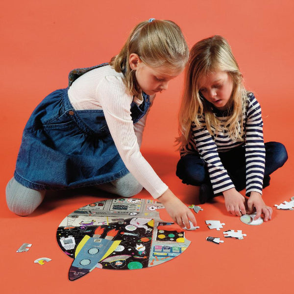 PUZZLE V KUFRÍKU VESMÍR 100KS 5R