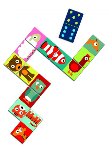 DOMINO PUZZLE ZVIERATKÁ 3R