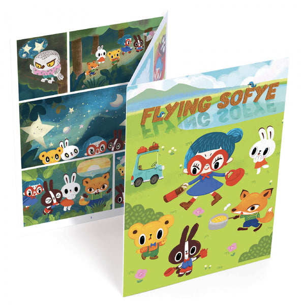 KOMIKS FLYINF SOFYE S OBTLAČKAMI 5R