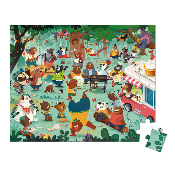 PUZZLE MEDVEDIA RODINKA
